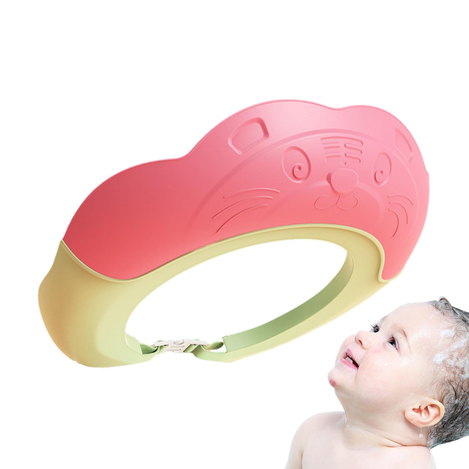 Baby Shower Cap - Soft Bath Head Protector & Hair Washing Guard for Infants & Toddlers | Waterproof Shower Hat for Safe Bath Time & Hair Care