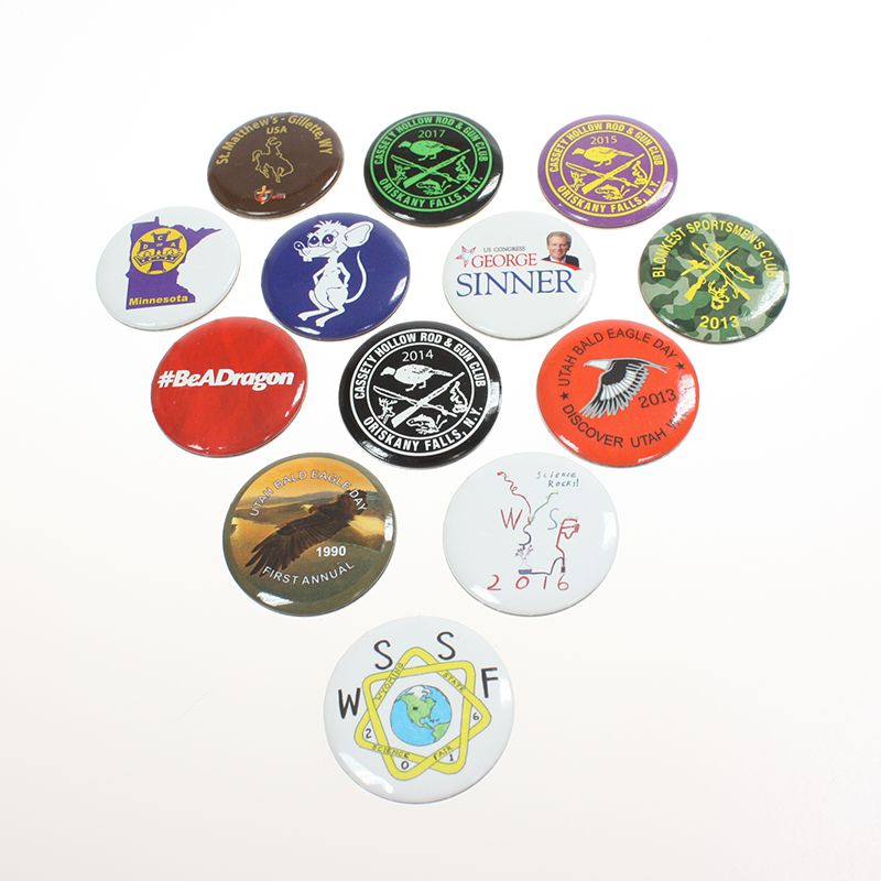 1 1/2 Inch Round #2 Promotional Buttons - Bulk Custom Pinback Buttons for Events, Campaigns & Fundraisers - Perfect for Political Rallies, School Activities and Brand Promotion