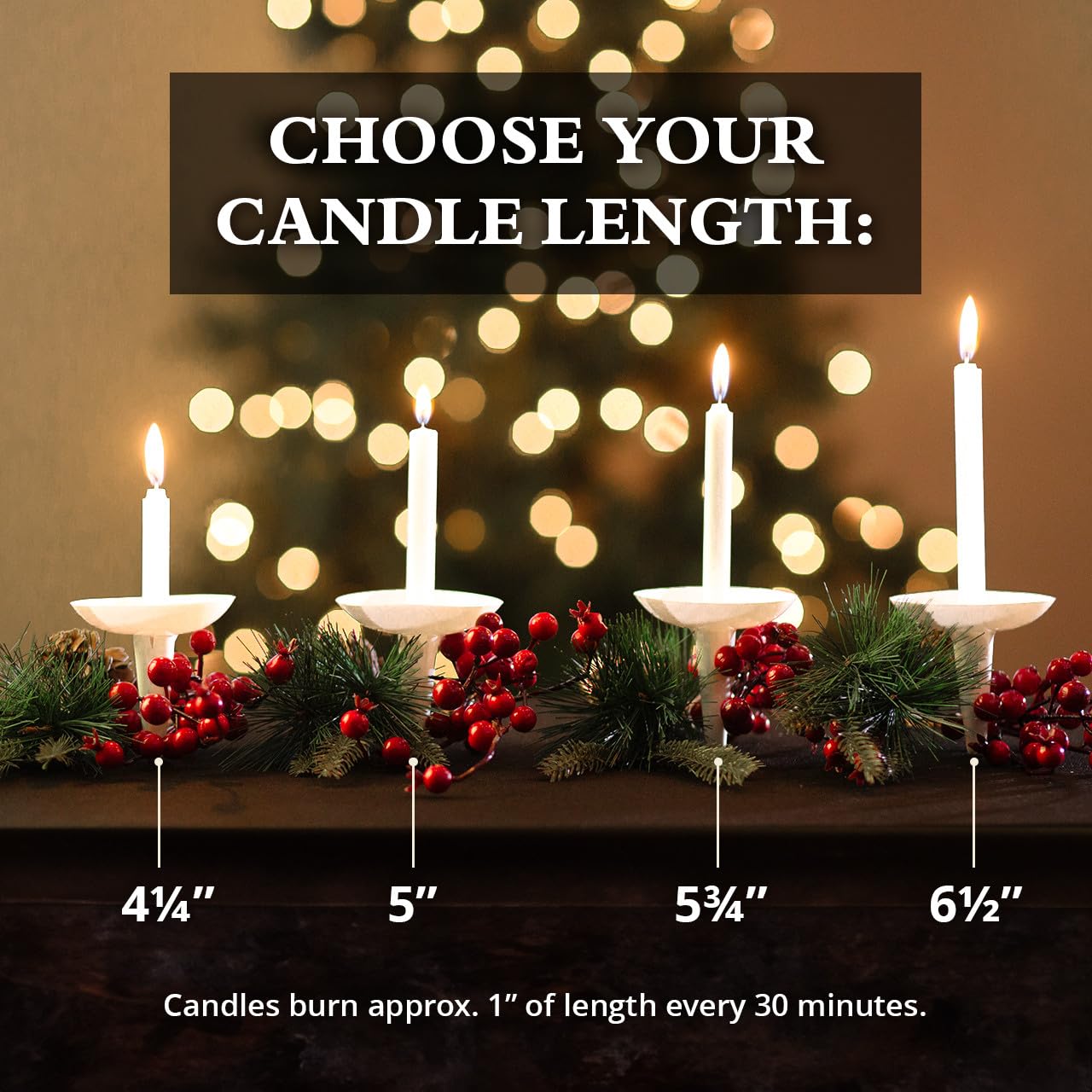 Concordia Supply Plastic Candle Holders with 4.25