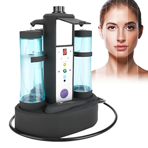 Hydrogen Oxygen Bubble Machine for Skin Rejuvenation - Facial Cleansing, Whitening & Firming Device | Black | At-Home Spa & Professional Skin Care Treatment