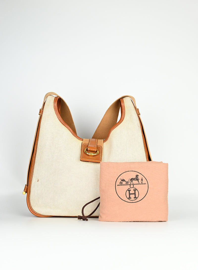 Hermès Tsako Canvas Handbag - Luxury Tote Bag for Women | Perfect for Work, Travel & Everyday Use