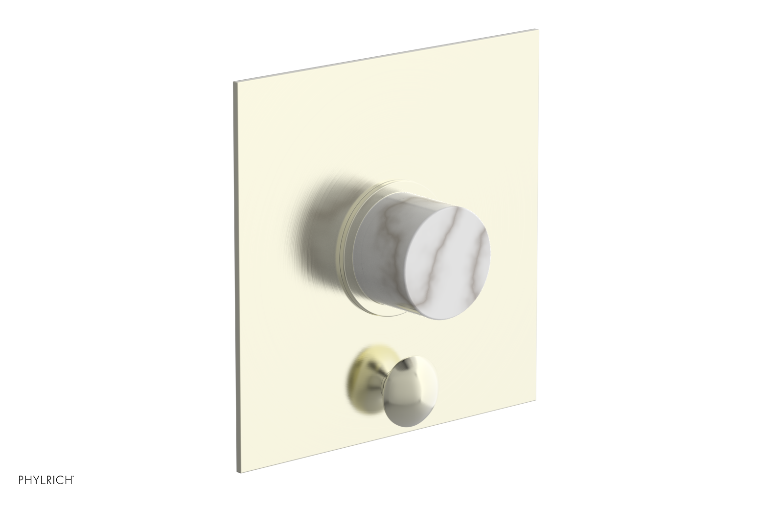 Premium BASIC II Pressure Balance Shower Plate with Diverter & Handle Trim Set - 4 Inch Chrome Finish for Bathroom Renovation | Perfect for Modern Home & Spa Experience