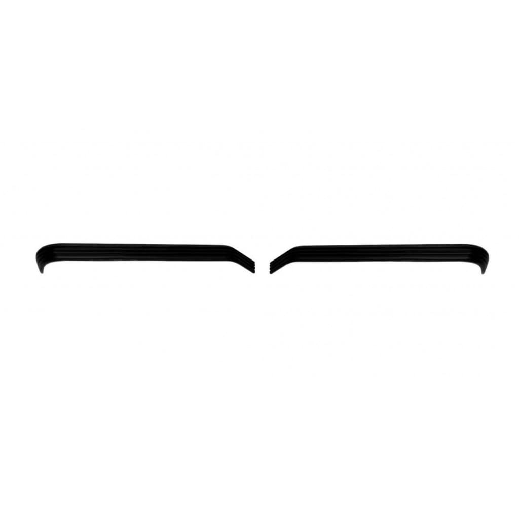 Black Rear Bumper Molding Pair for 1999 Chevy K1500 Pickup - Driver & Passenger Side (GM1158327, GM1159327, 15574115, 15574116) | Durable Protection & Enhanced Style for Your Truck
