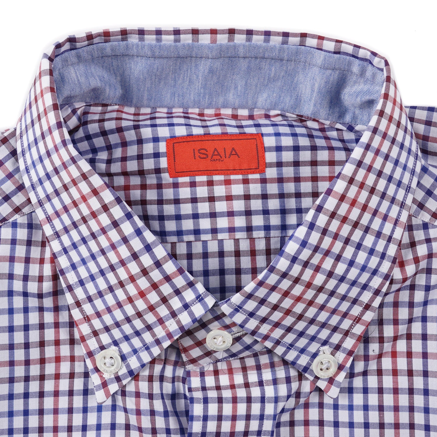 Isaia Slim Fit Cotton Dress Shirt for Men - Premium Business & Formal Wear - Office, Wedding & Special Occasions