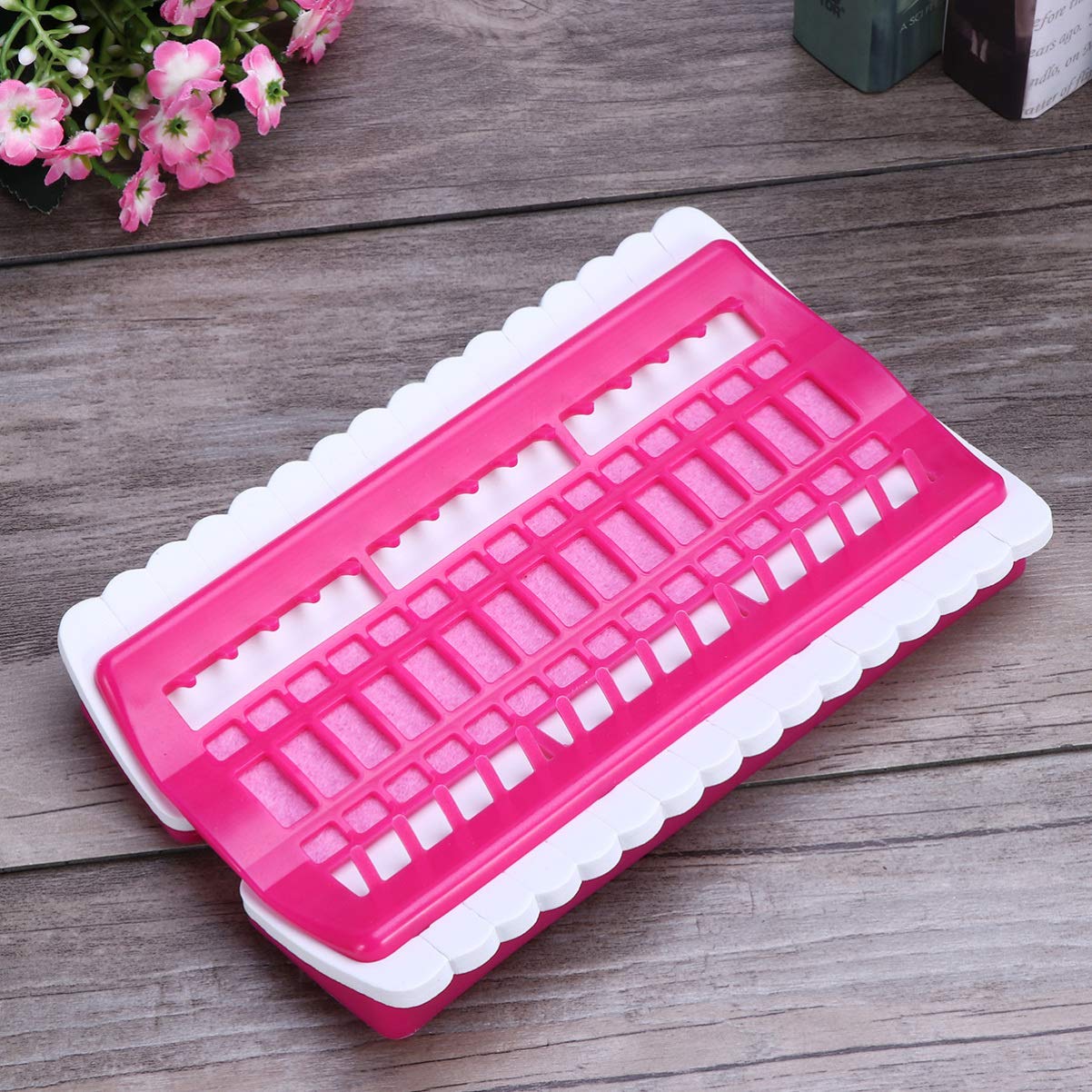 Cross Stitch Organizer Bag with Cord Clips - Embroidery Project Kit for Needlework Supplies & Thread Storage - Perfect for Cross Stitch, Embroidery, Sewing & Craft Organization