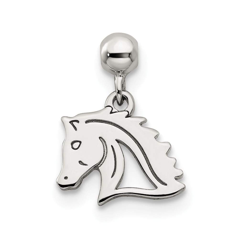 Sterling Silver Cat Charm Pendant - Dangle Mio Memento Jewelry for Necklace & Bracelet | Perfect Gift for Cat Lovers, Pet Memorial & Everyday Wear