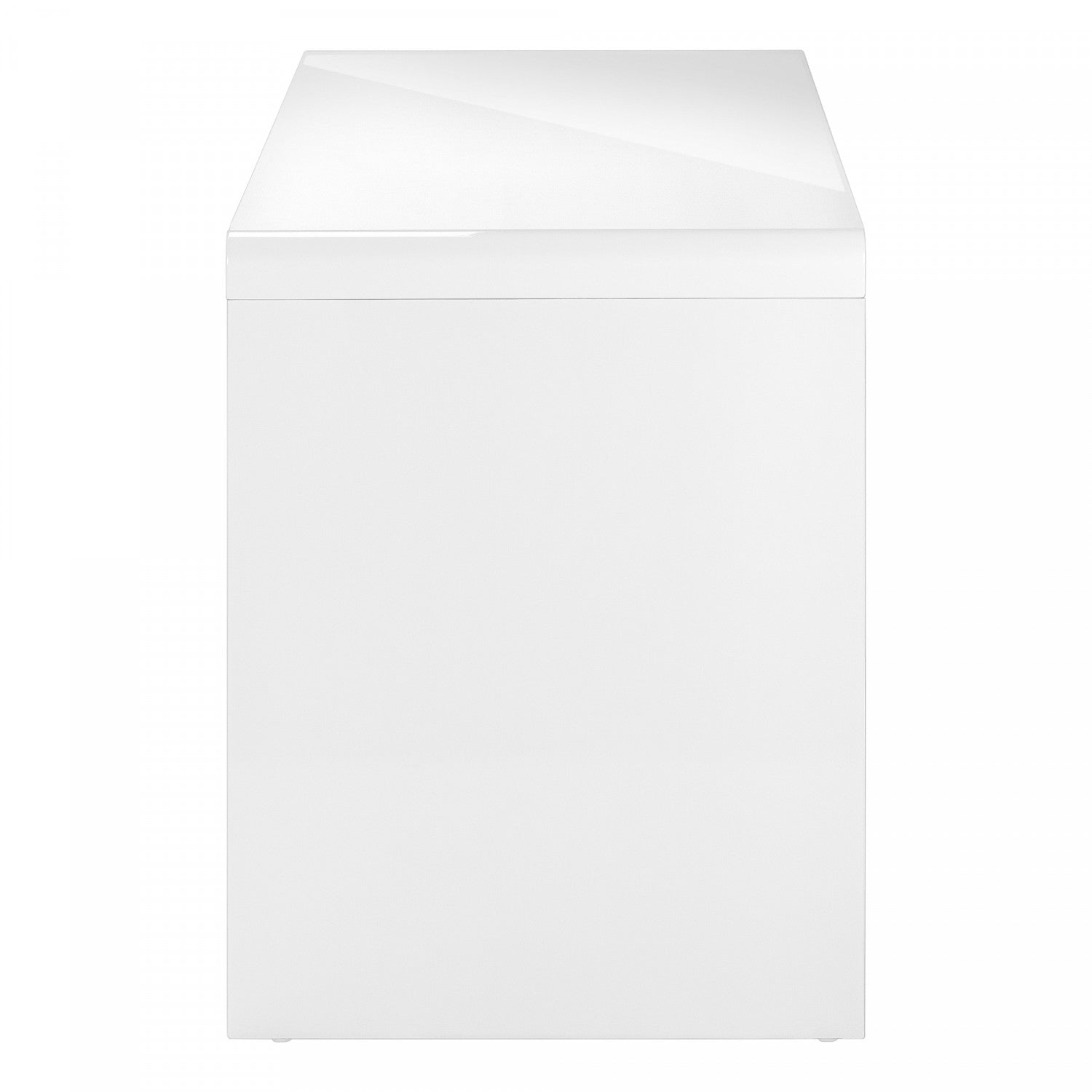 Modern White Office Desk - Ergonomic Study Desk for Home & Office Workspace - Perfect for Remote Work, Gaming & Study