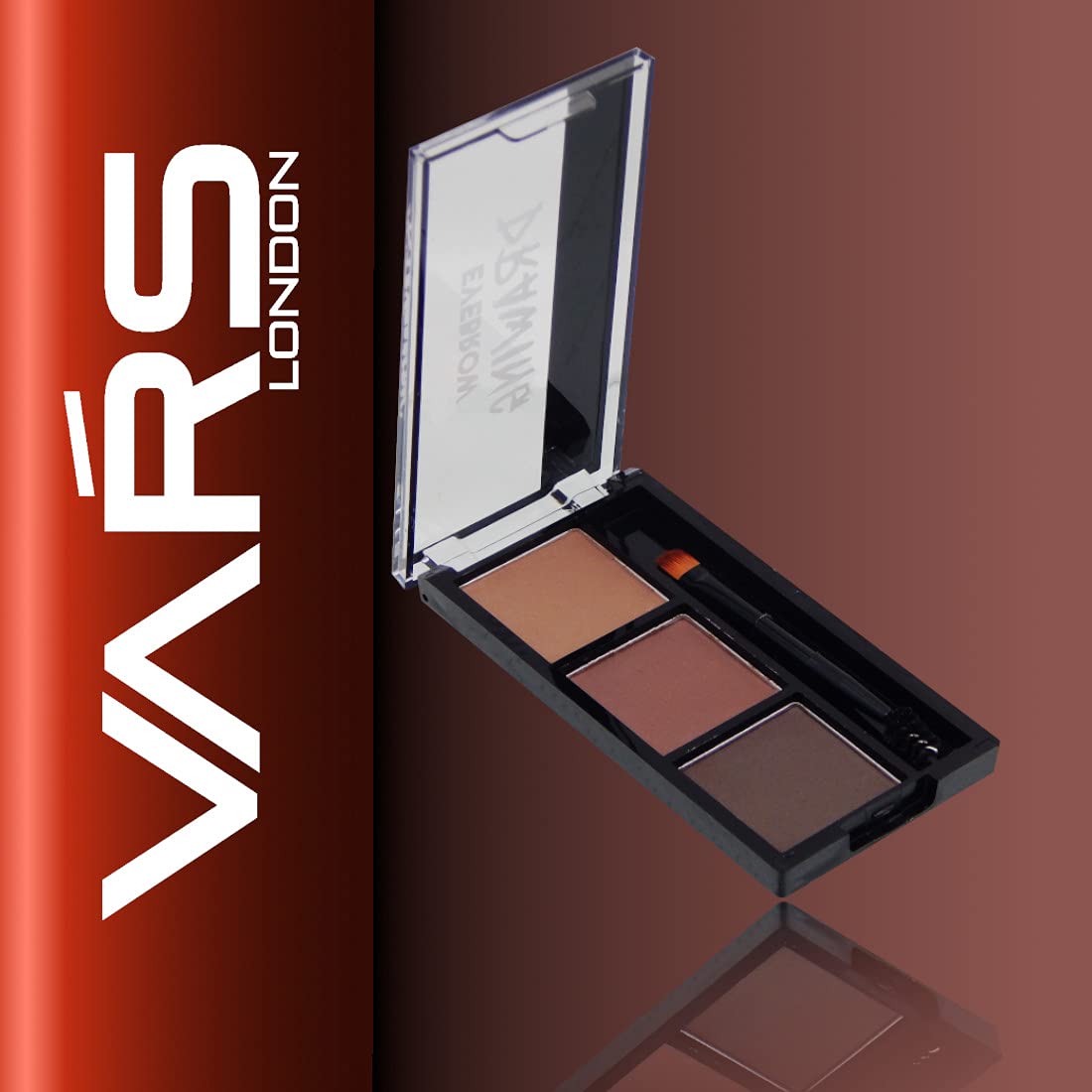 VARS LONDON Eyebrow Enhancing Cake Powder Palette - Professional Eye Makeup Kit for Perfect Brows & Eyeshadow Looks | Ideal for Daily Use, Special Occasions & Makeup Artists