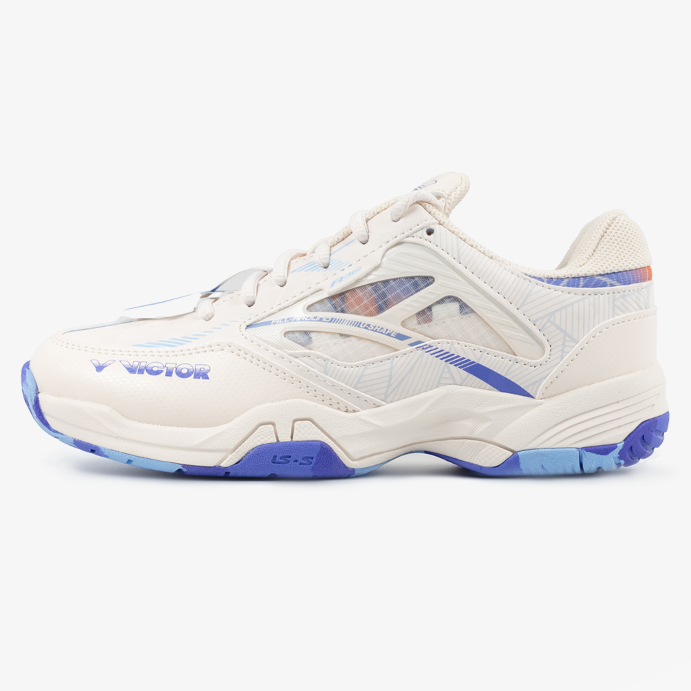Victor A362 VJ Running Shoes - Light Khaki/Light Purple Iris - Lightweight & Breathable for Men & Women - Perfect for Jogging, Gym Workouts & Daily Walking