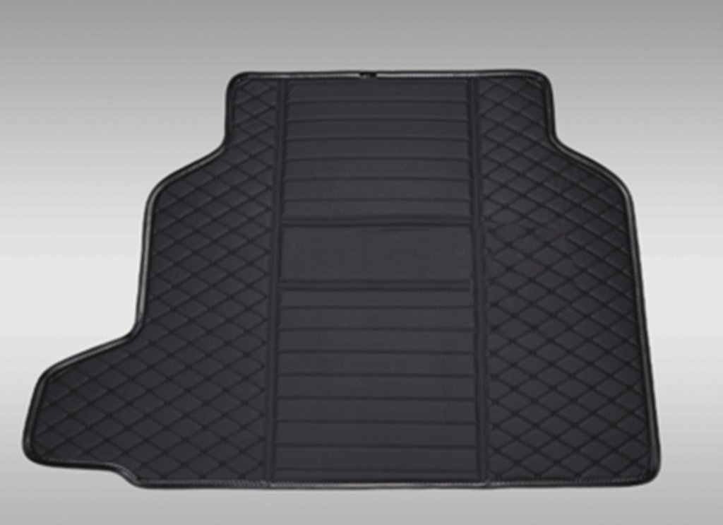 Premium Black Rear Trunk Mat for ALFA Romeo Stelvio 2017-2019 - Heavy Duty Protective Cargo Liner | Perfect for Road Trips, Grocery Hauling & Outdoor Adventures