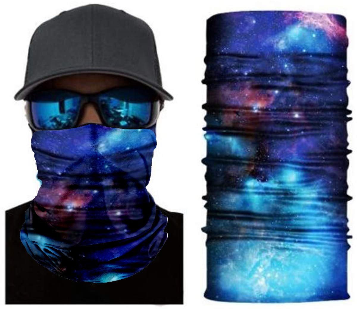Breathable Neck Gaiter Face Mask - Reusable Balaclava Scarf for UV Sun & Dust Protection - Perfect for Outdoor Sports, Hiking, Cycling & Daily Commute