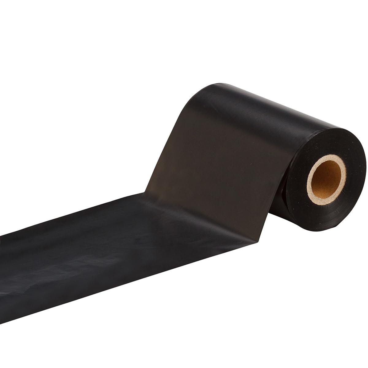 Thermal Transfer Printer Ribbon Roll - Bulk Black Standard Resin-Enhanced Wax Ribbons (4.33
