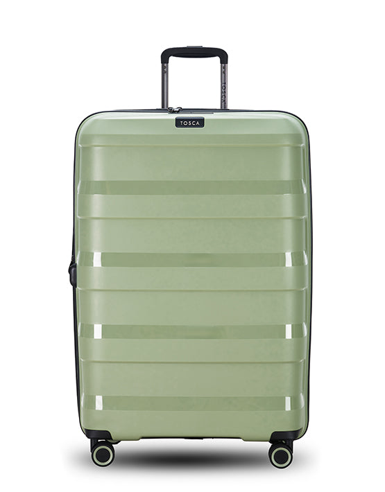 Tosca Comet 29in Large Spinner Luggage - Lightweight Expandable Suitcase with 360° Wheels, Sage Green - Perfect for Travel, Business Trips & Vacation Packing
