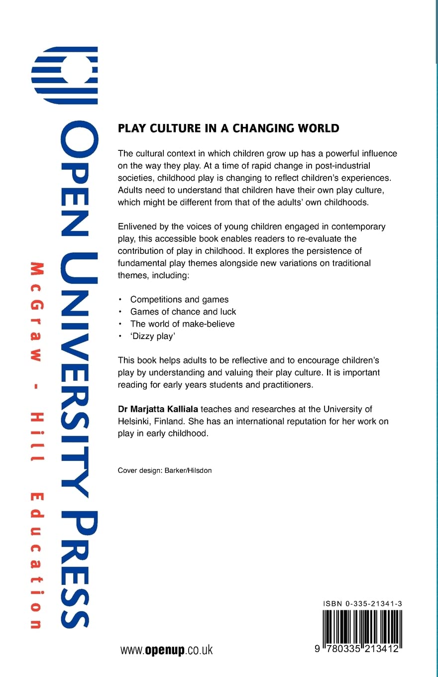 Play Culture in a Changing World: Exploring Modern Play Trends and Debates | Perfect for Educators, Parents, and Sociologists