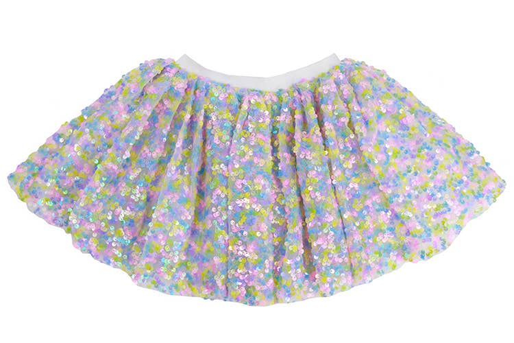 Pastel Sequin Lavender Blue Tutu Dress for Girls Age 2-6 Years - Perfect for Birthday Parties, Dance Recitals & Princess Costumes