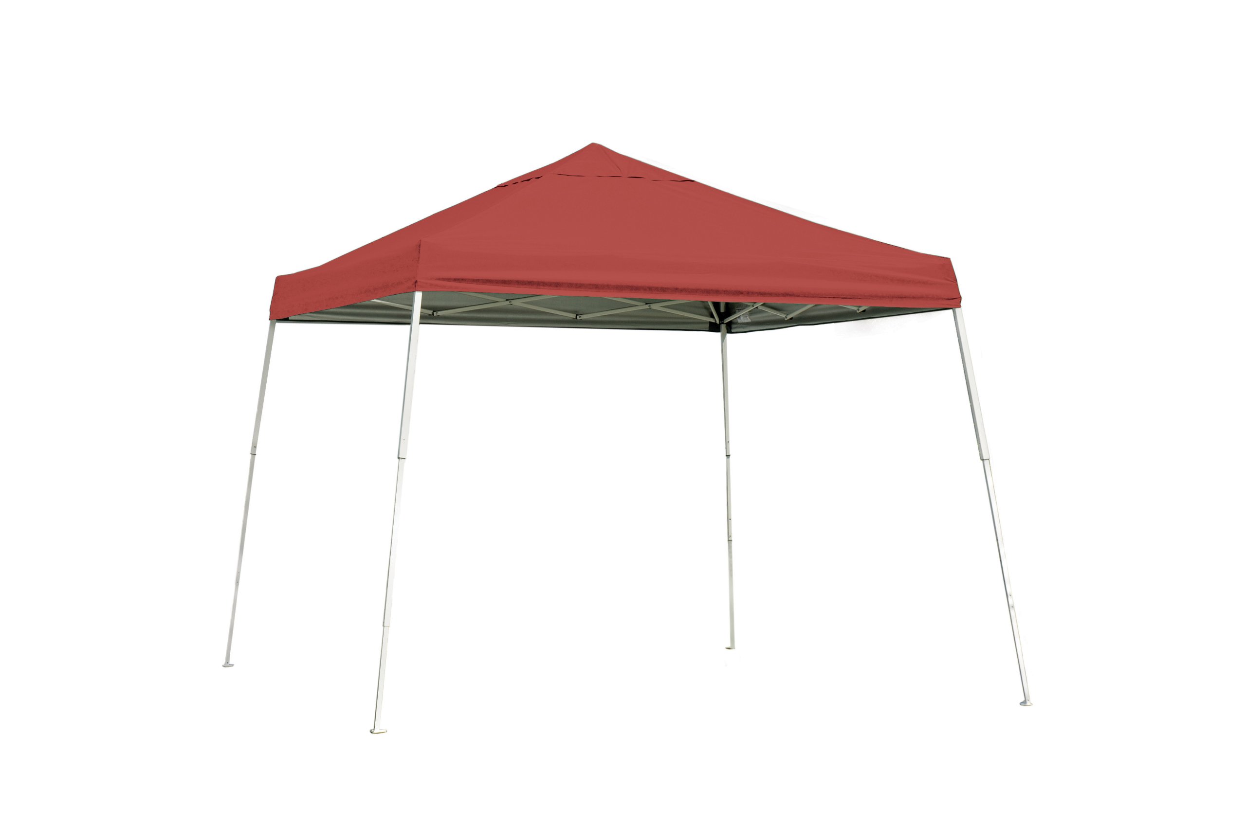 ShelterLogic 10x10 ft Slant Leg Pop-Up Canopy Tent with Carry Bag - Portable Instant Shelter for Outdoor Events, Camping, Beach, Picnics & Backyard Parties