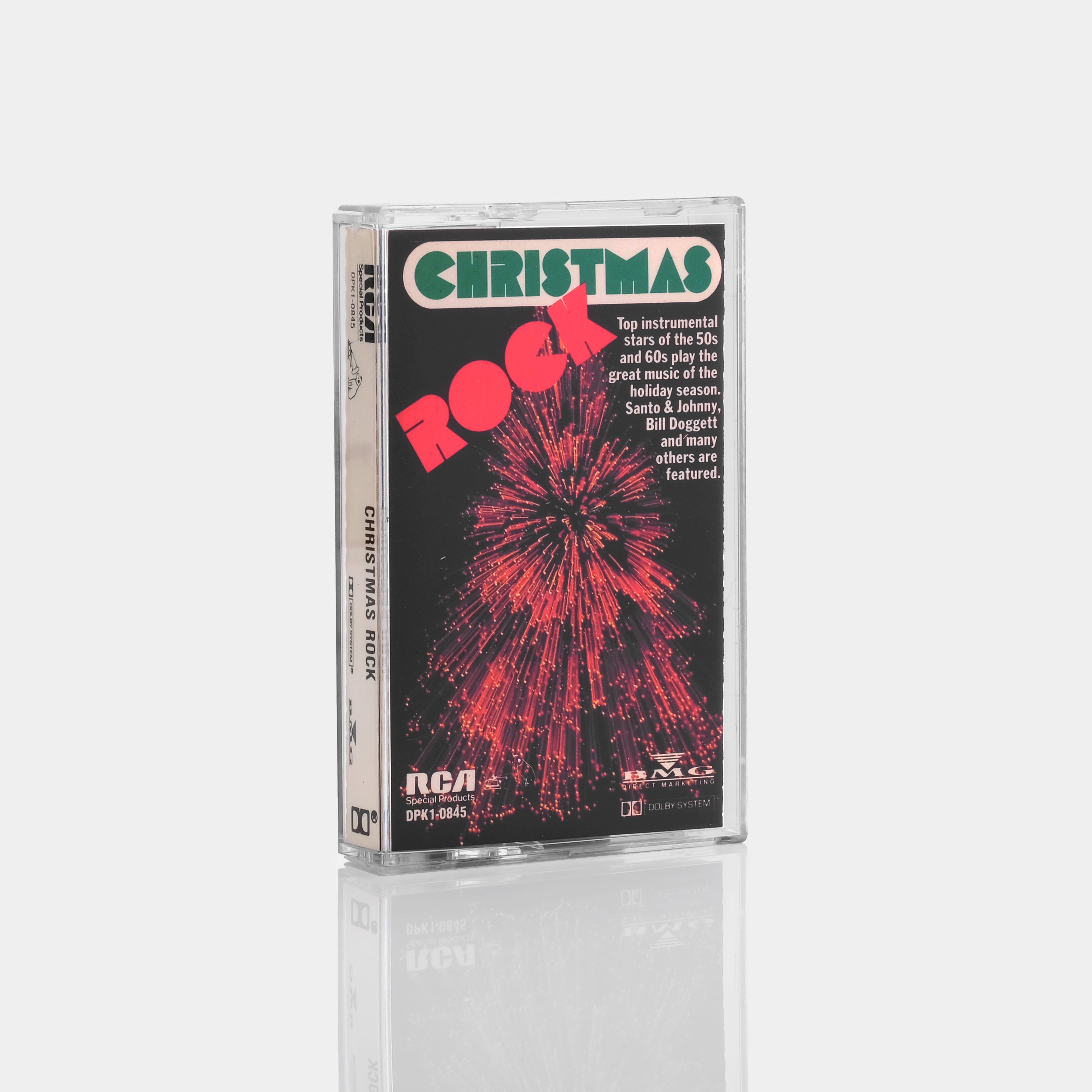 Vintage Christmas Rock Cassette Tape - Classic Holiday Music Collection for Retro Music Lovers | Perfect for Christmas Decor, Party Playlist & Nostalgic Gift