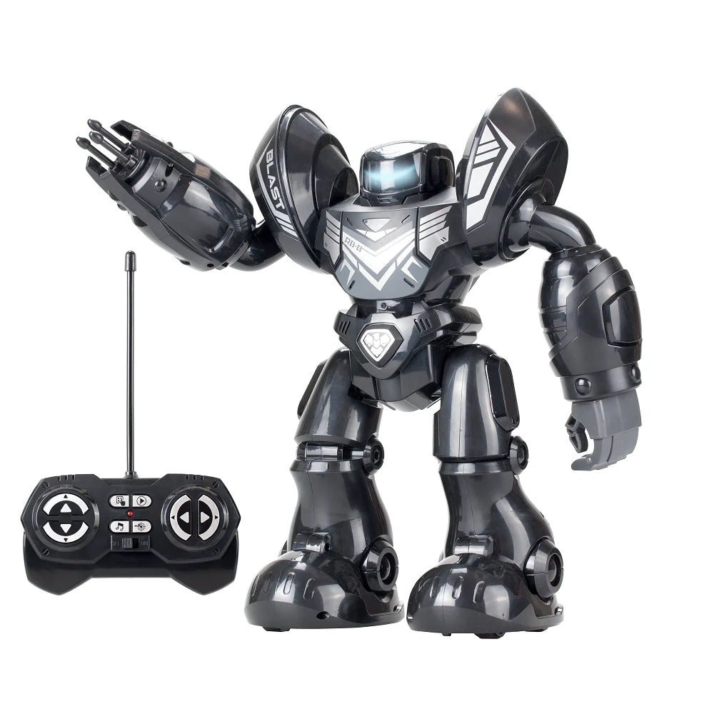 Silverlit YCOO Robo Blast - Interactive Remote Control Robot Toy for Kids with LED Lights & Sound Effects - Perfect for Indoor Play, STEM Learning & Birthday Gifts