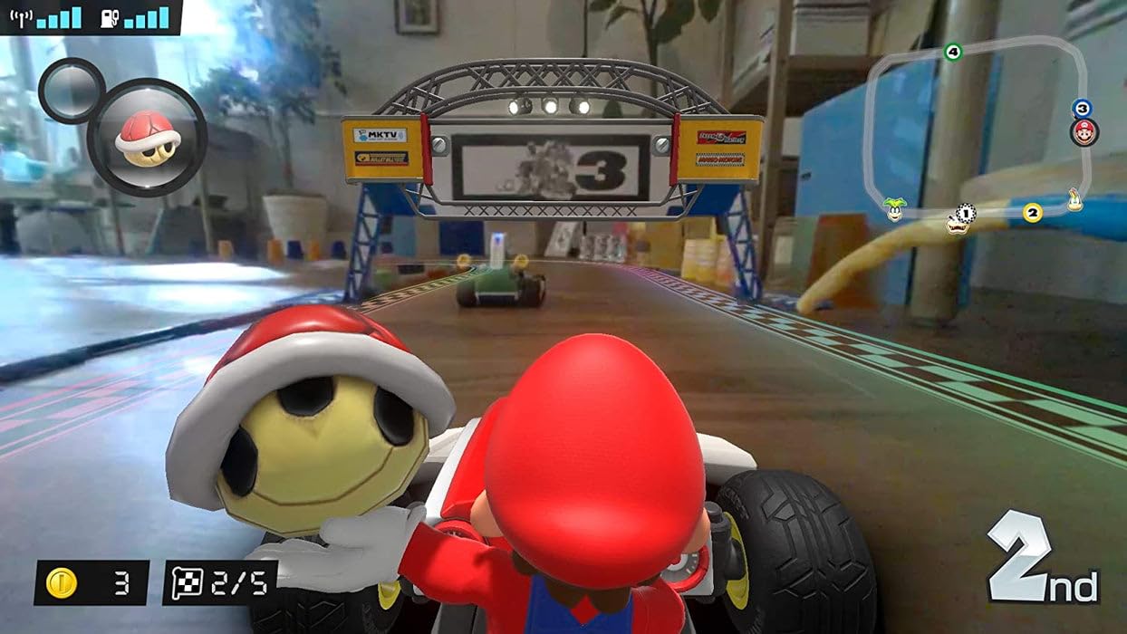 Nintendo Mario Kart Live Home Circuit: Luigi Edition - Interactive AR Racing Game for Nintendo Switch - Fun Family & Kids Indoor Racing Experience