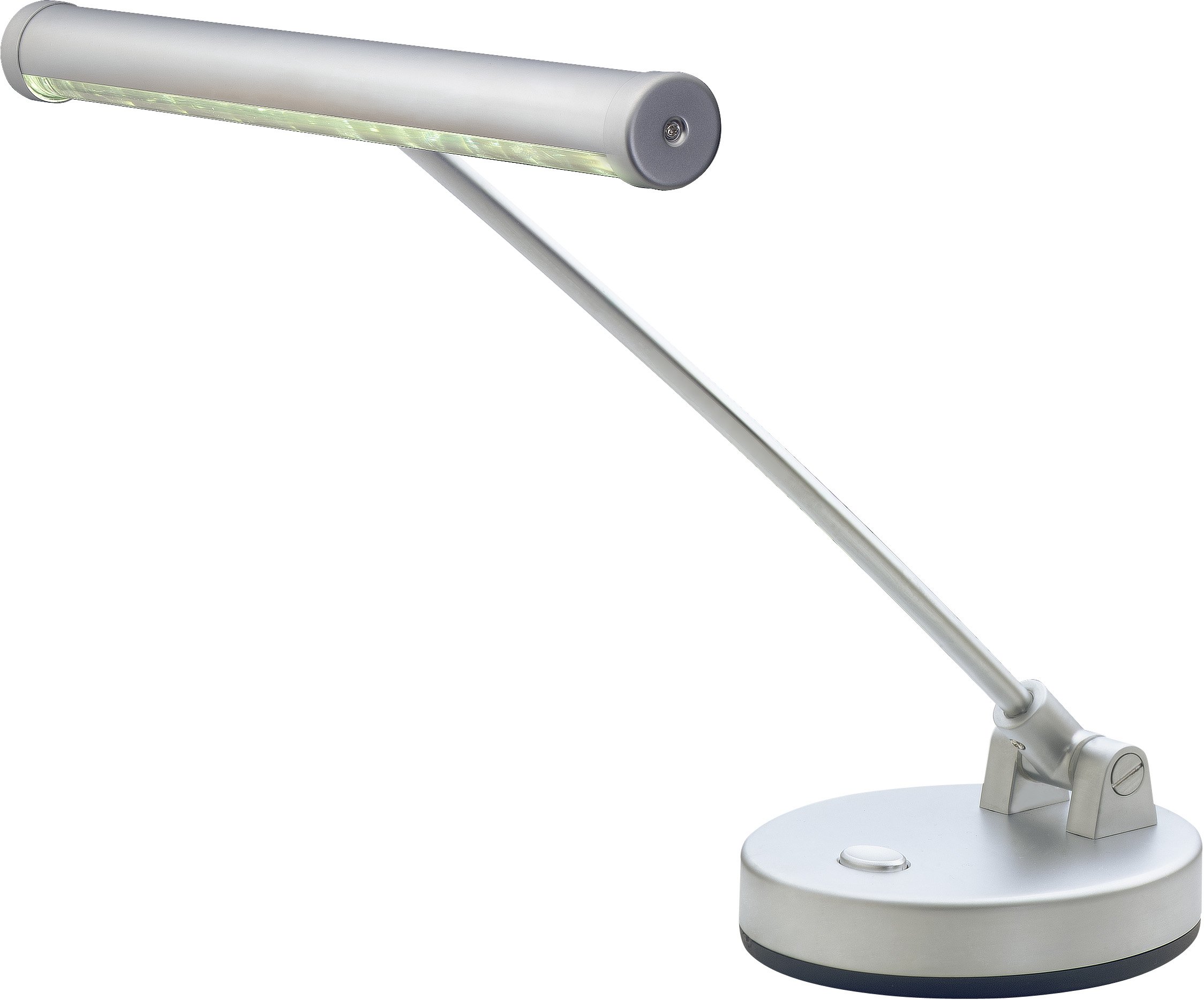 Stagg SPLED 10-1 SL LED Piano Lamp & Desk Light, Silver Matte Finish - Perfect for Musicians, Students & Home Office Workspace