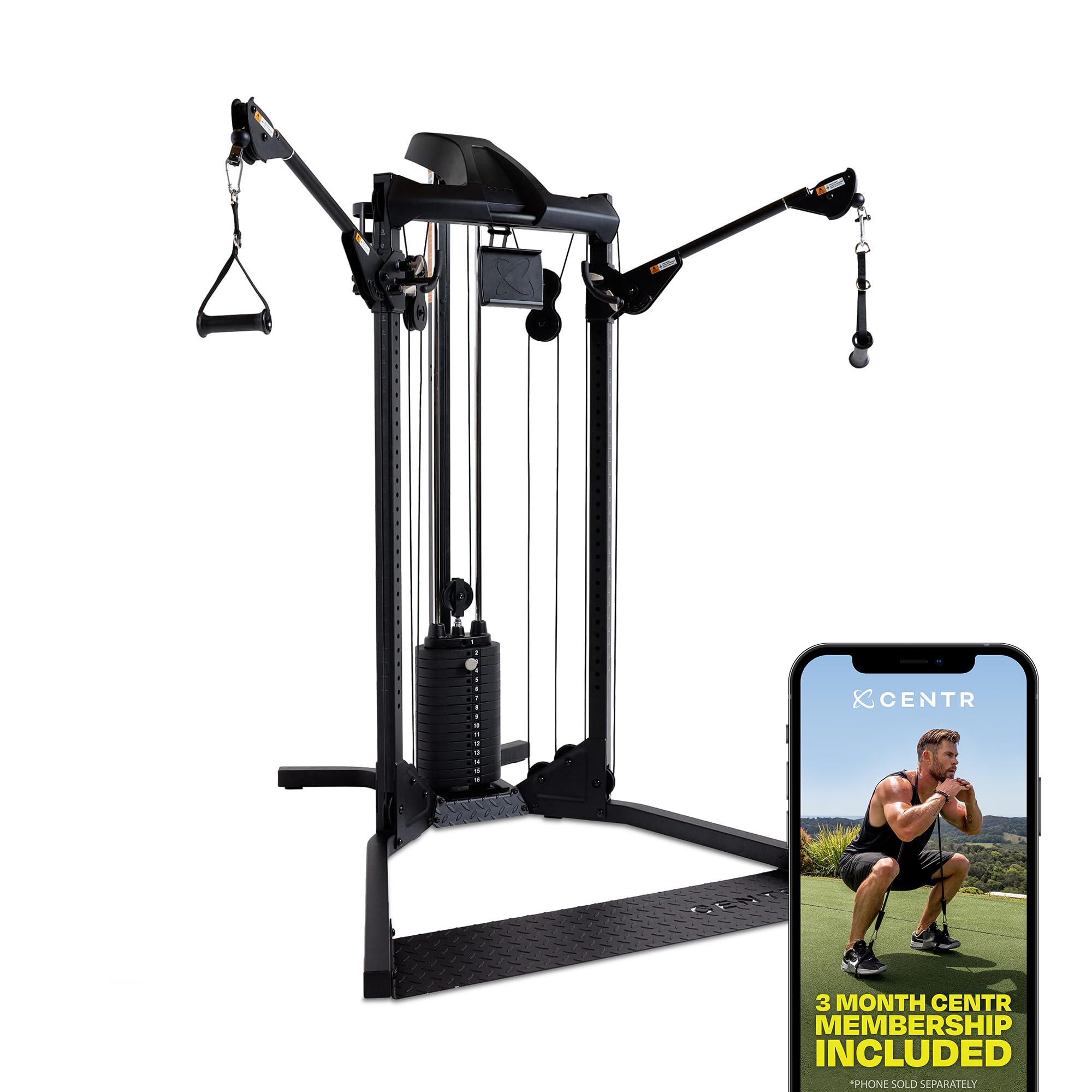 Home Gym Functional Trainer - Multifunctional Cable Machine for Strength Training & Full Body Workouts | Compact Exercise Equipment for Home Fitness | Perfect for Small Spaces & Strength Building