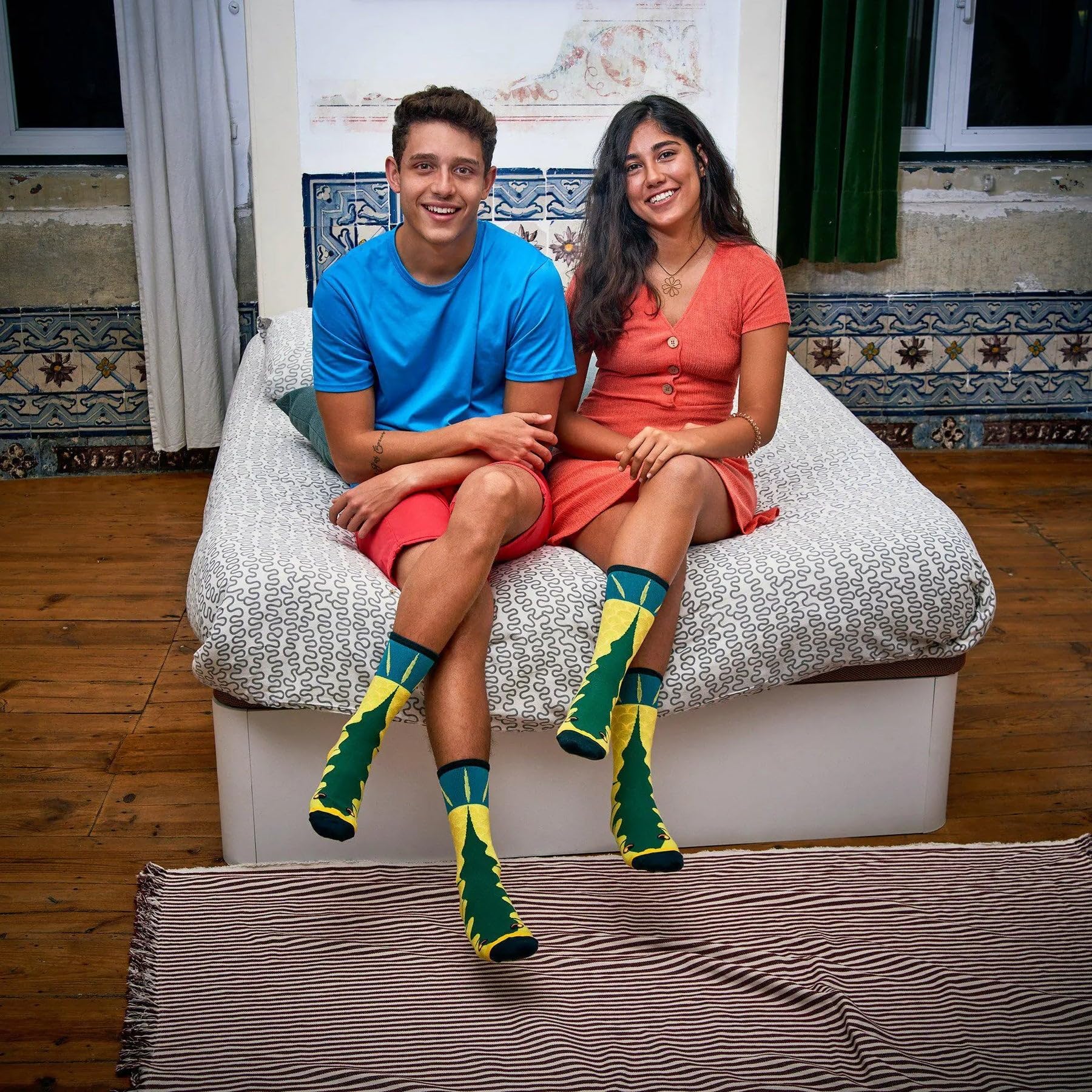 Funny Fishing Socks for Men & Women - Coddies Fish Socks | Novelty Gifts, Crazy Socks for Anglers - Perfect for Fishing Trips, Gag Gifts & Outdoor Adventures