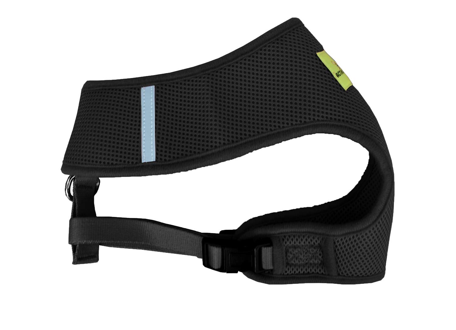 Adjustable No-Pull Dog Harness with Reflective & Breathable Design - Front Clip Pet Vest for Small, Medium & Large Dogs (X-Small, Black) - Perfect for Walking, Running & Outdoor Adventures