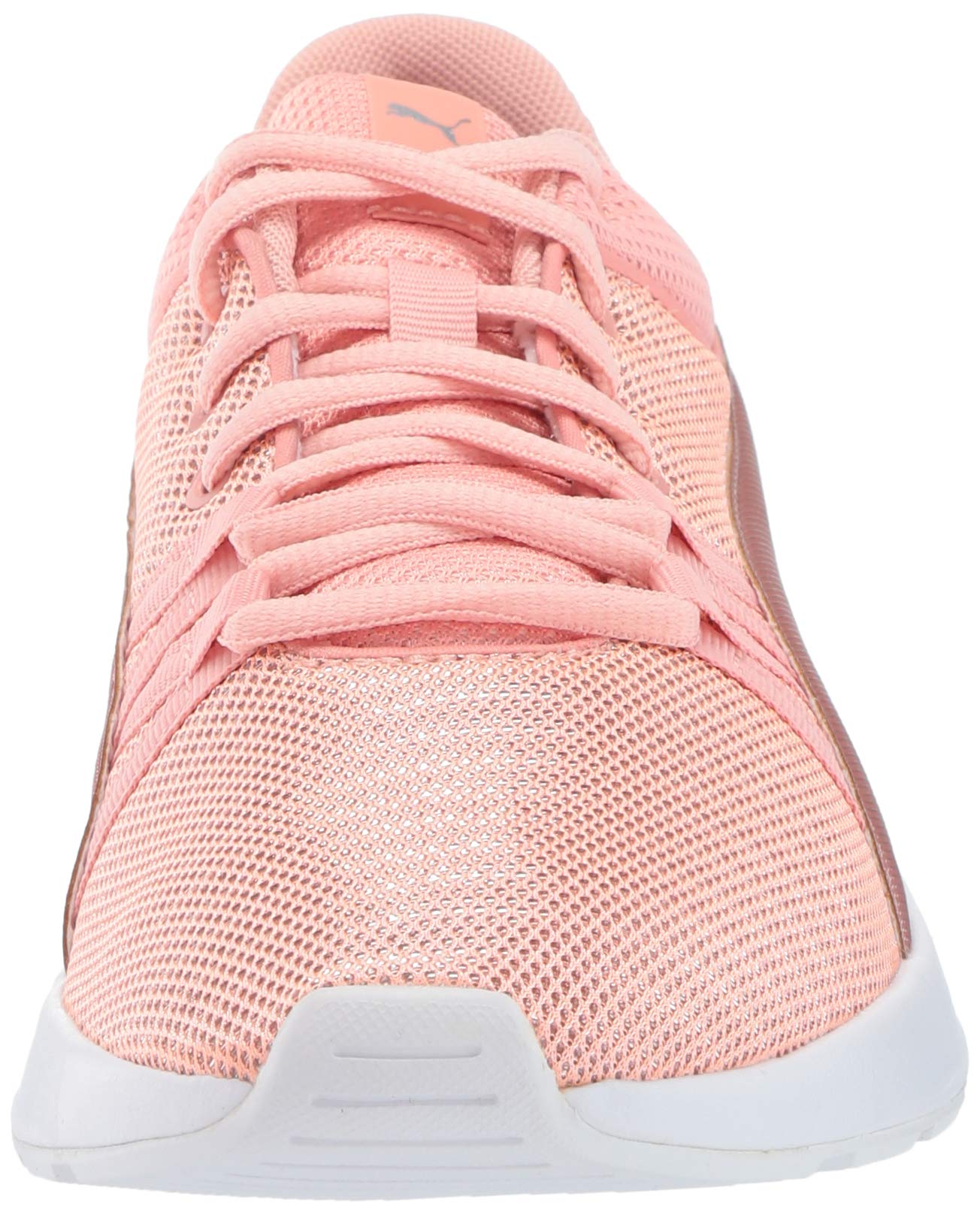 Puma Unisex Kids Adela Sneaker - Light Pink Rose Gold Athletic Shoes for Boys & Girls, Size 6 M US Big Kid | Comfortable Casual Walking & School Shoes for Active Children