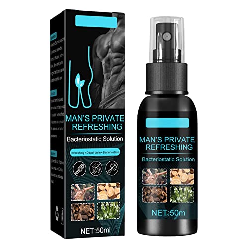 Korean Men's Intimate Care Lotion - Anti-Itch & Hygiene Solution for Private Parts Cleaning | Volcanic Roller for Gentle Exfoliation | Ideal for Post-Workout, Travel & Daily Hygiene Routine (One Size)