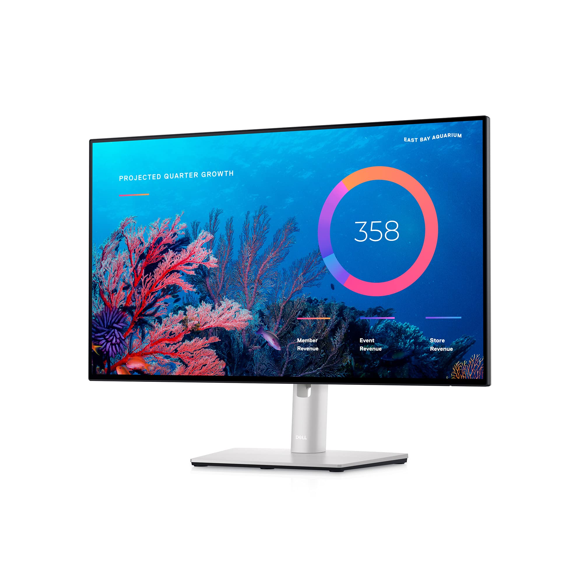 Dell UltraSharp U2422HE 23.8 Inch Full HD IPS LCD Monitor with USB-C - 1920x1080 Resolution, 60Hz Refresh Rate, VESA Mountable - Perfect for Home Office, Gaming & Graphic Design