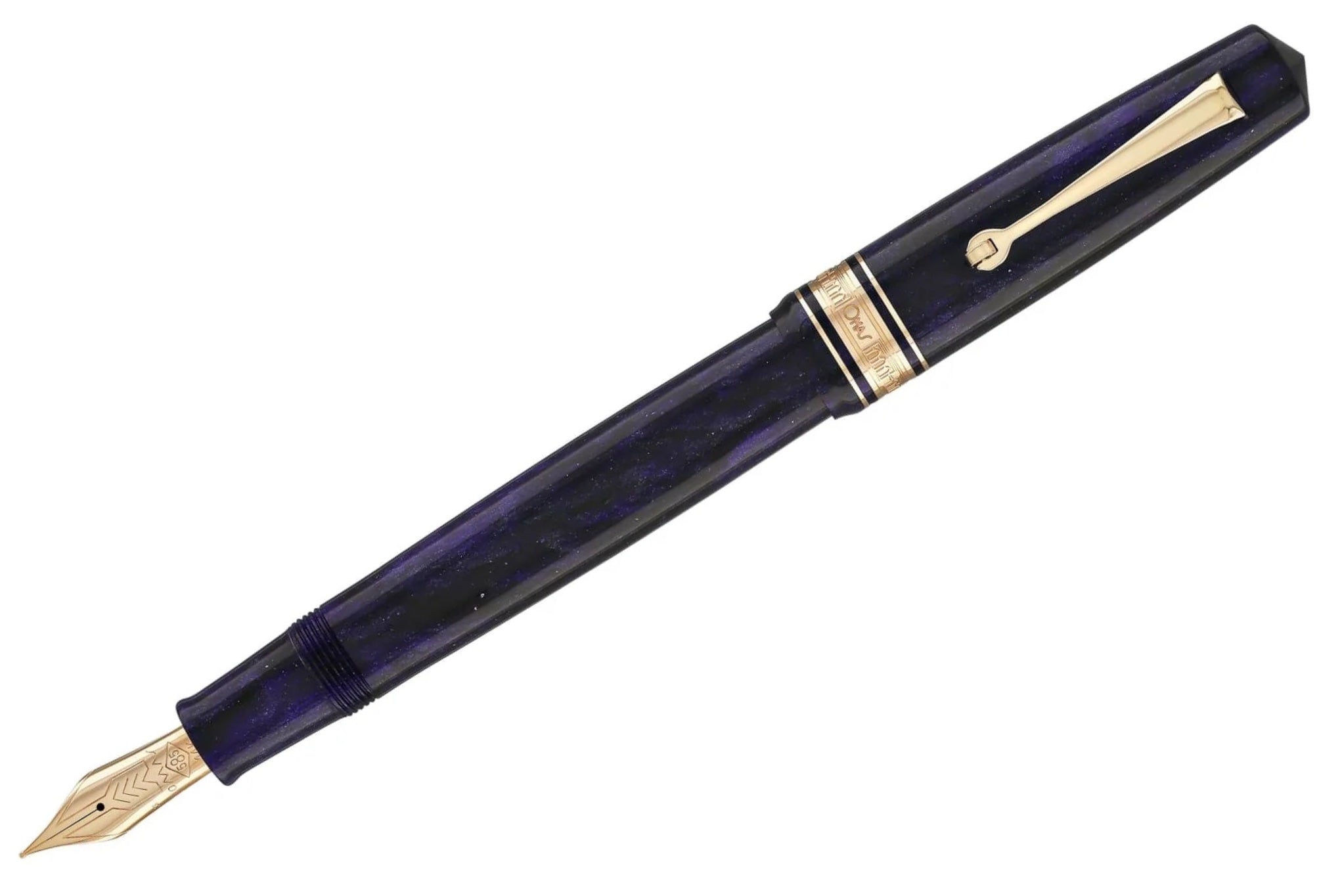 Omas Bologna Ametista Profondo Fountain Pen - Luxury Purple Fountain Pen for Writing, Collecting & Gifting | Elegant Calligraphy, Business Signatures & Special Occasions
