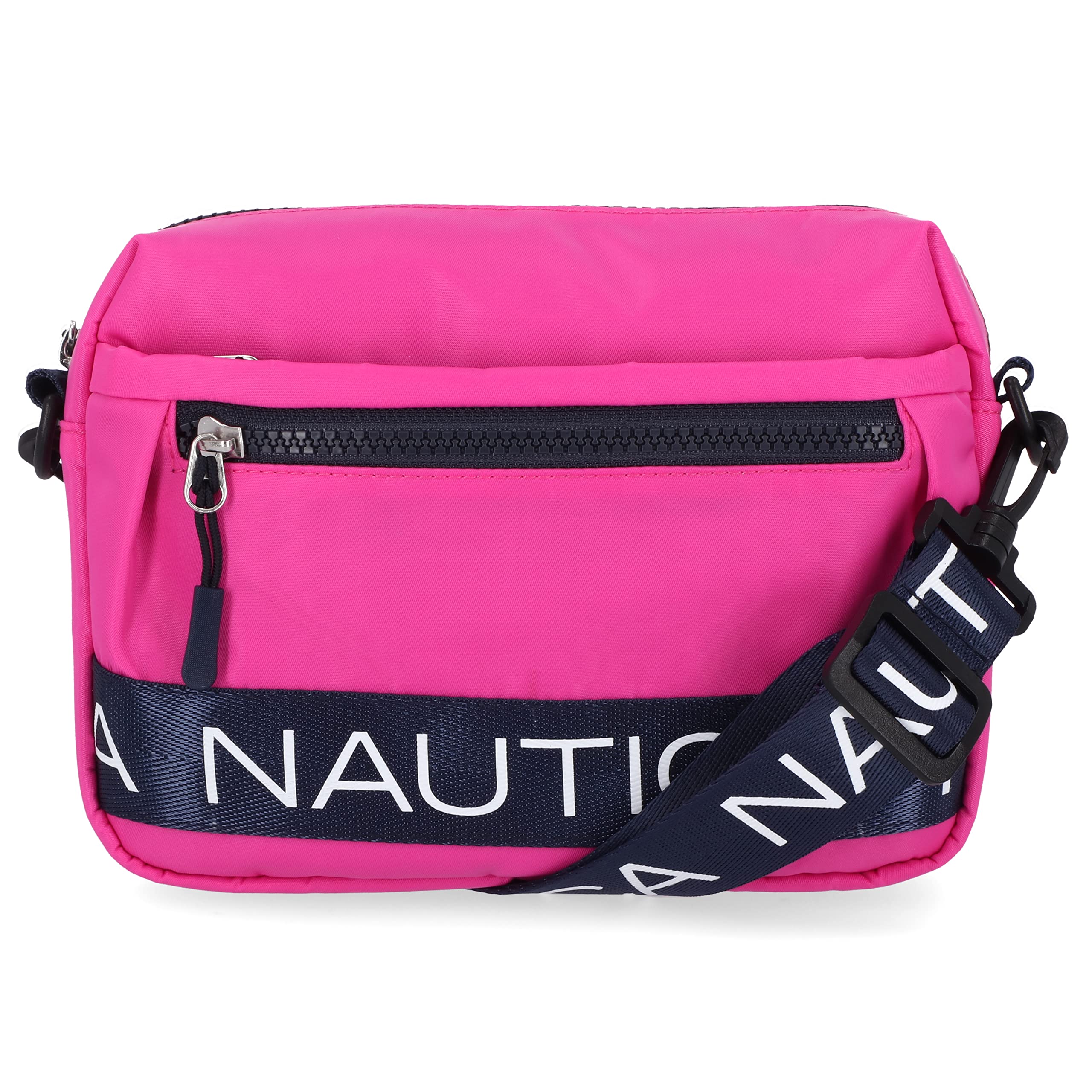 Nautica Adjustable Nylon Crossbody Belt Bag for Men & Women - Perfect for Travel, Gym & Everyday Use
