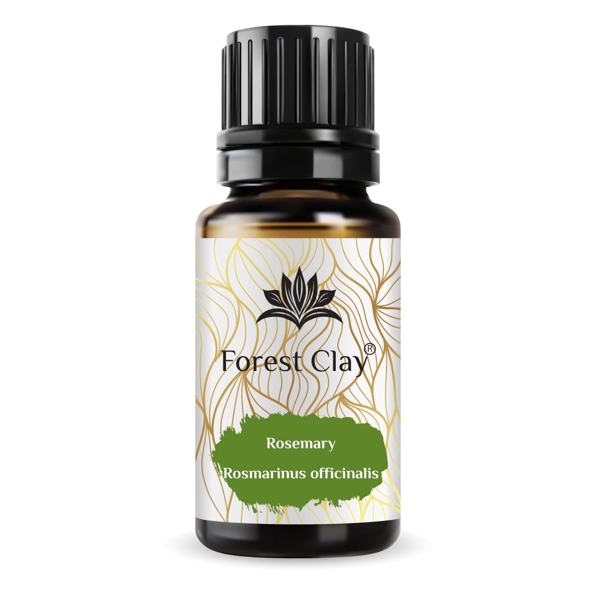 100% Pure & Natural Forest Clay Rosemary Essential Oil - 30ml for Aromatherapy, Relaxation & Skin Care