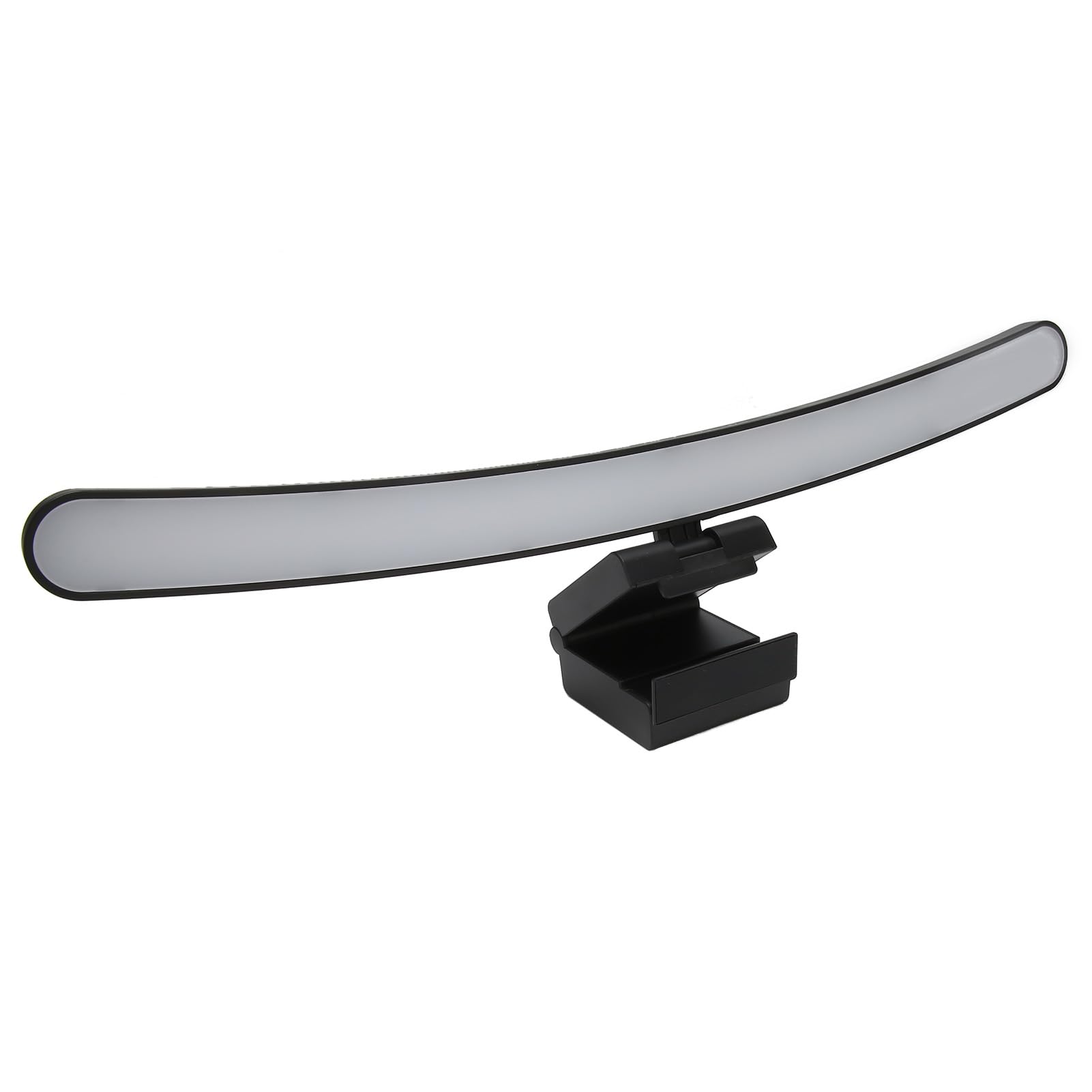 Yunseity Curved Monitor Light Bar - Adjustable LED Desk Lamp with 3 Color Temperatures & Touch Control, No Screen Glare for Home Office, Gaming & Reading (Black) - Perfect for Computer Workstations, Nighttime Reading & Eye Strain Relief
