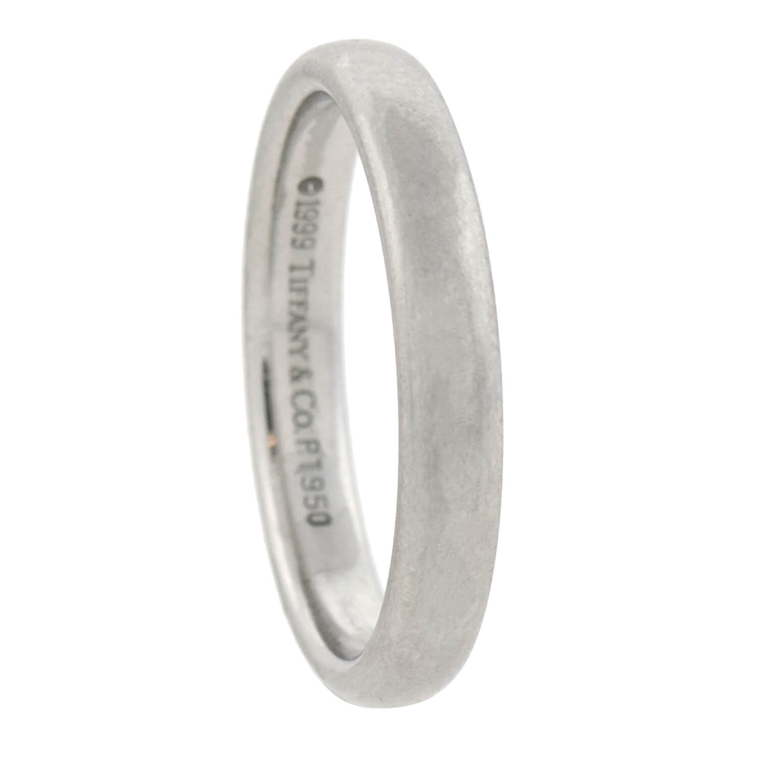 Vintage Tiffany & Co. Platinum Wedding Band Ring for Women - Elegant Bridal Jewelry for Engagement, Anniversary & Special Occasions