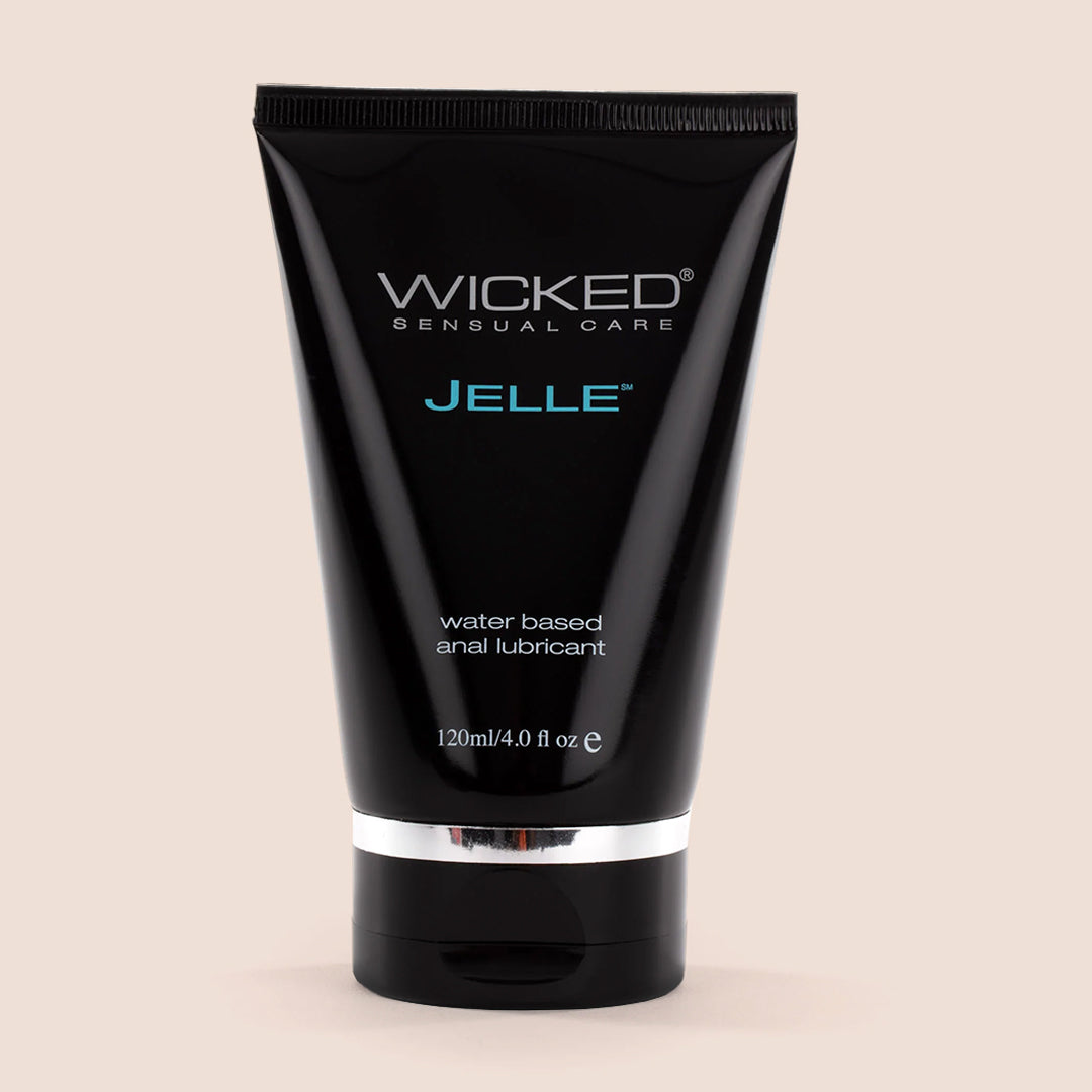 Wicked Jelle Extra Thick Water-Based Anal Lubricant - Long Lasting Personal Lubricant for Enhanced Comfort & Pleasure | Perfect for Couples & Solo Play