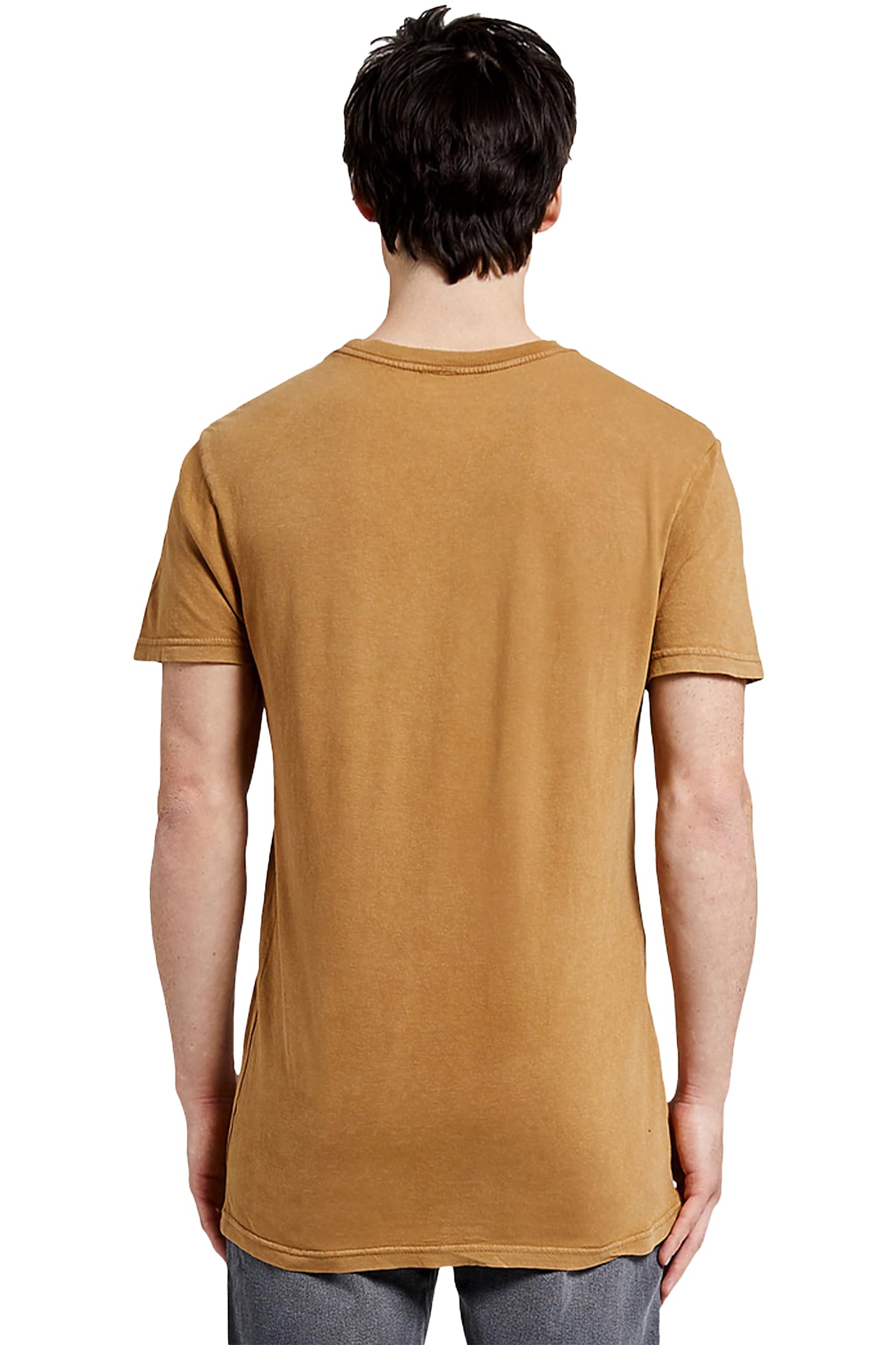 Vintage Distressed T-Shirt for Men - Faded Mineral Wash Hipster Tee | Casual Wear, Street Style & Retro Fashion Outfits