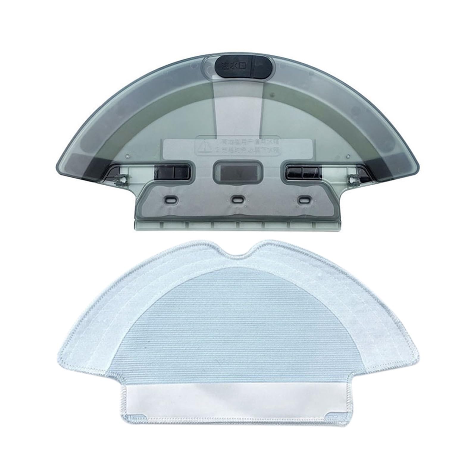 360 S6 Robotic Vacuum Cleaner Replacement Water Tank & Mop Cloth Accessories - Compatible Parts for Smart Home Cleaning
