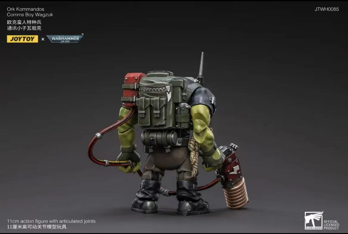 JOYTOY 1/18 Scale Warhammer 40K Ork Kommandos Action Figure - Highly Detailed Collectible Model for Tabletop Gaming & Display