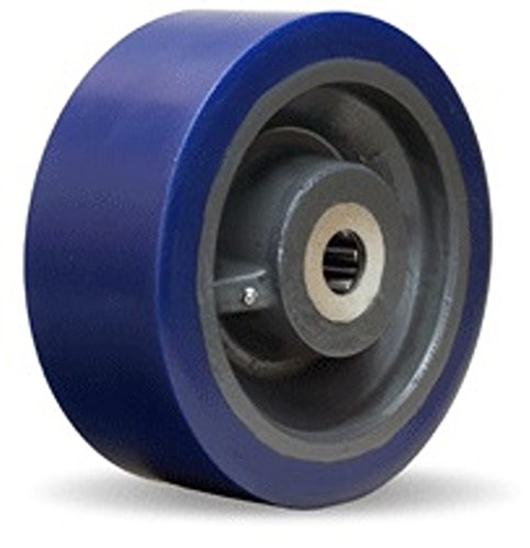 10 x 4 Inch Heavy Duty Superlast Polyurethane on Cast Iron Wheels with 1-1/2