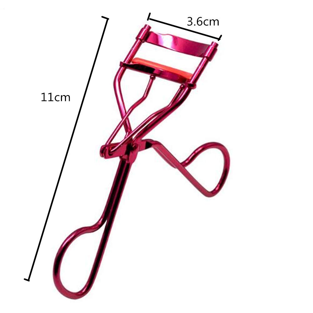 Professional Curved Eyelash Applicator - Wide Angle Eyelash Curler Makeup Tool with Comfort Grip for Women | Perfect for Home & Salon Use, Travel-Friendly Beauty Accessory