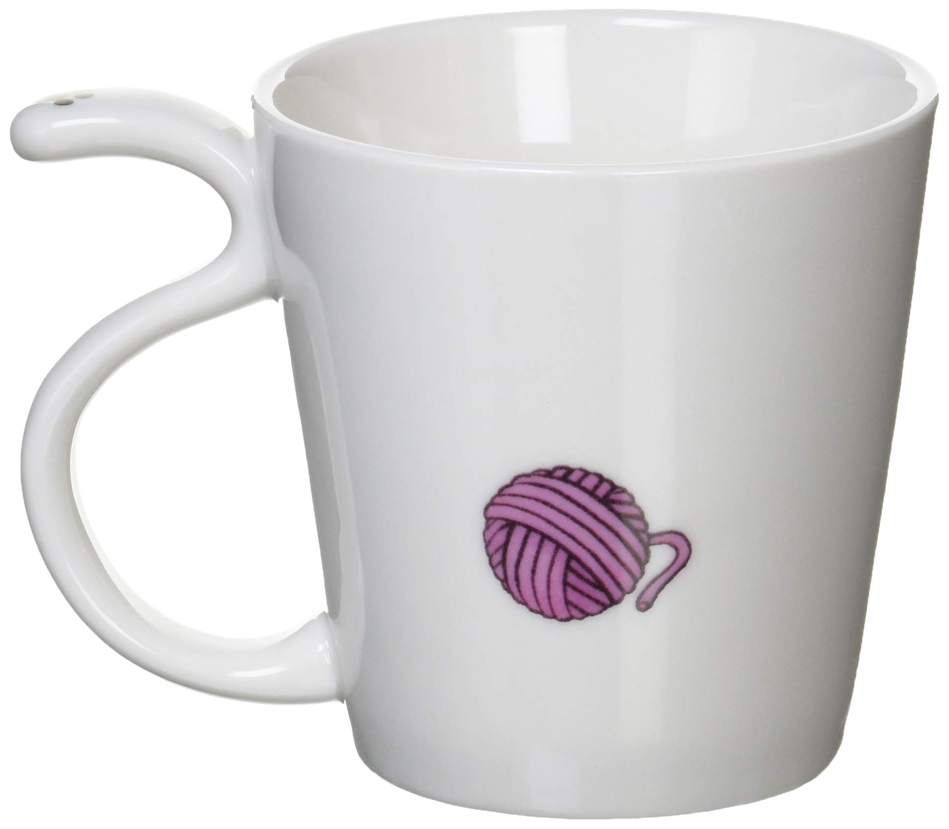 3 Brothers Cat Tail Mug - Shiro 13010 Ceramic Coffee Cup for Cat Lovers | Perfect Gift for Pet Owners & Anime Fans