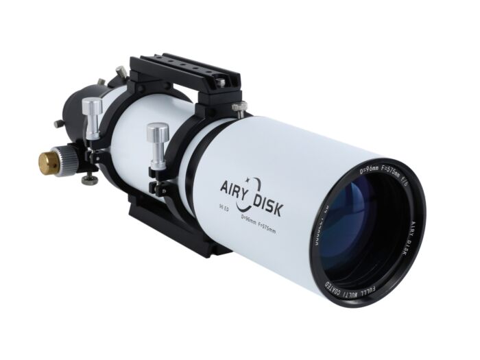 96mm f/6 ED Apochromatic Refractor Telescope - Airy Disk APO Doublet Lens for Astrophotography & Stargazing