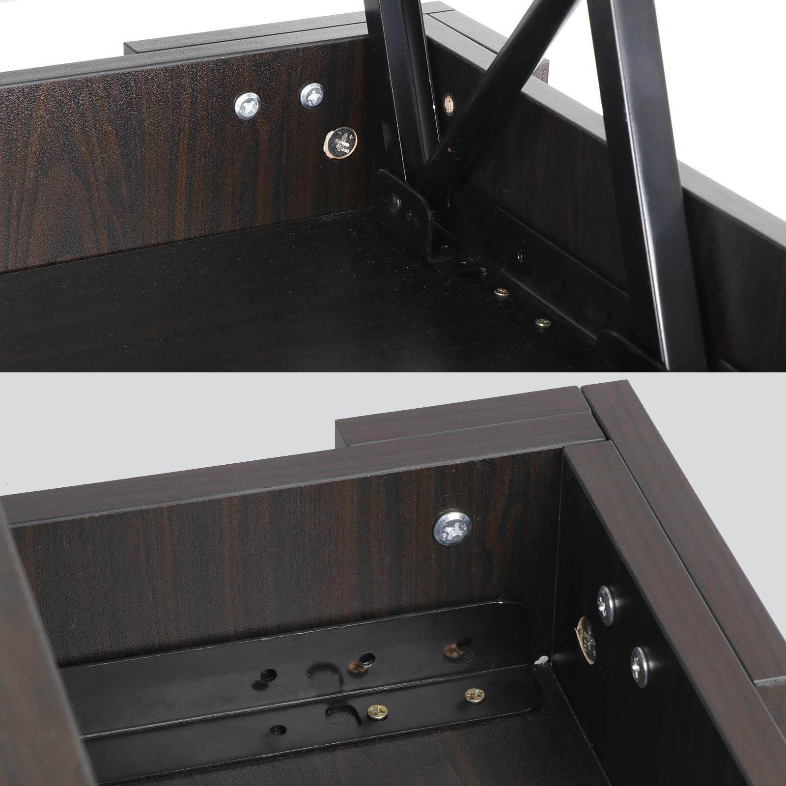 ZENY Lift Top Coffee Table with Hidden Storage Compartment & Shelves - Modern Living Room Furniture for Home Decor | Perfect for Small Spaces, Apartments & Stylish Home Organization
