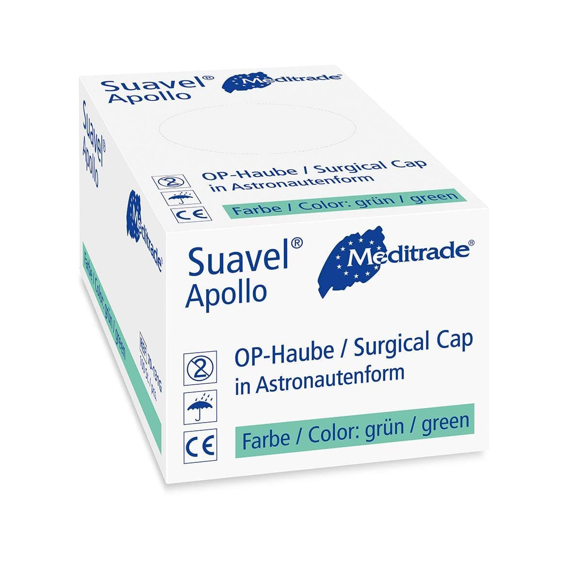 Suavel® Apollo OP-Haube (Astronaut Helmet Style) Green - Perfect for Cosplay, Space-Themed Parties & Sci-Fi Events