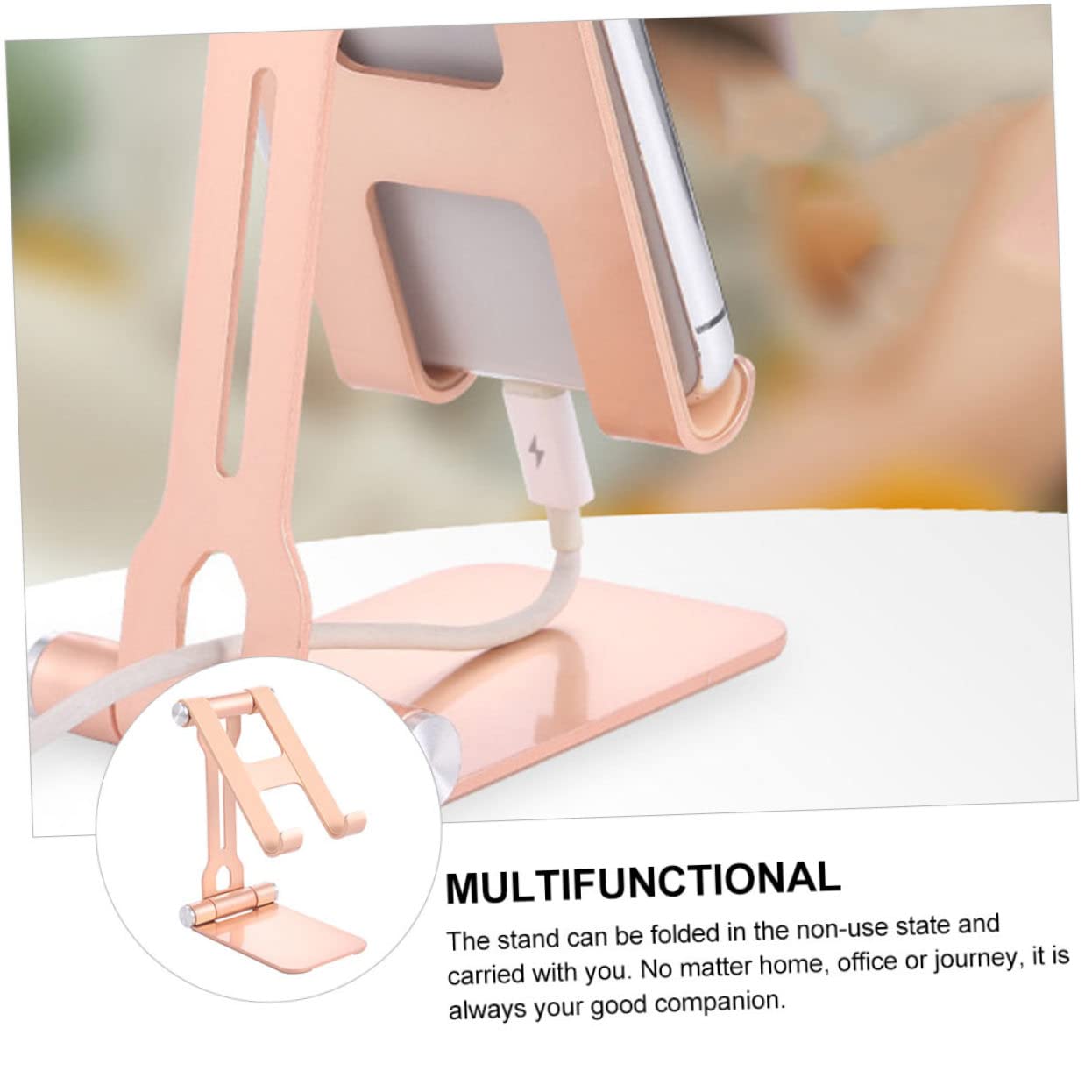 UKCOCO Silicone Phone Holder - Universal Stand for Mobile, Laptop, Tablet - Perfect for Bathroom, Office, Kitchen & Travel Use