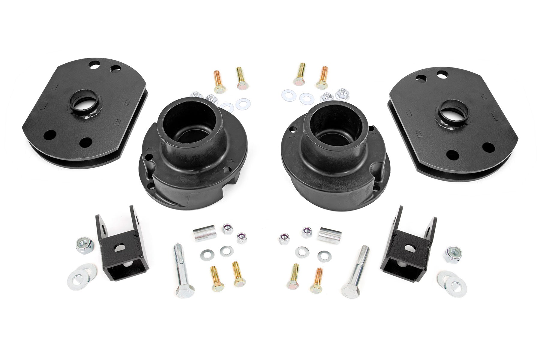 2014-2022 RAM 2500 4WD Lifted N3 Struts (2.5in Lift) - Front & Rear Shock Absorbers Set of 2 - Heavy Duty Off-Road Suspension Upgrade for Rough Terrain & Towing