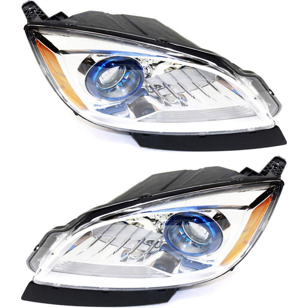 2012-2017 Buick Verano Replacement Headlights Pair - Driver & Passenger Side (GM2502360 & GM2503360) - Direct Fit LED Headlamps for Improved Night Visibility - Perfect for Daily Commuting & Road Trips