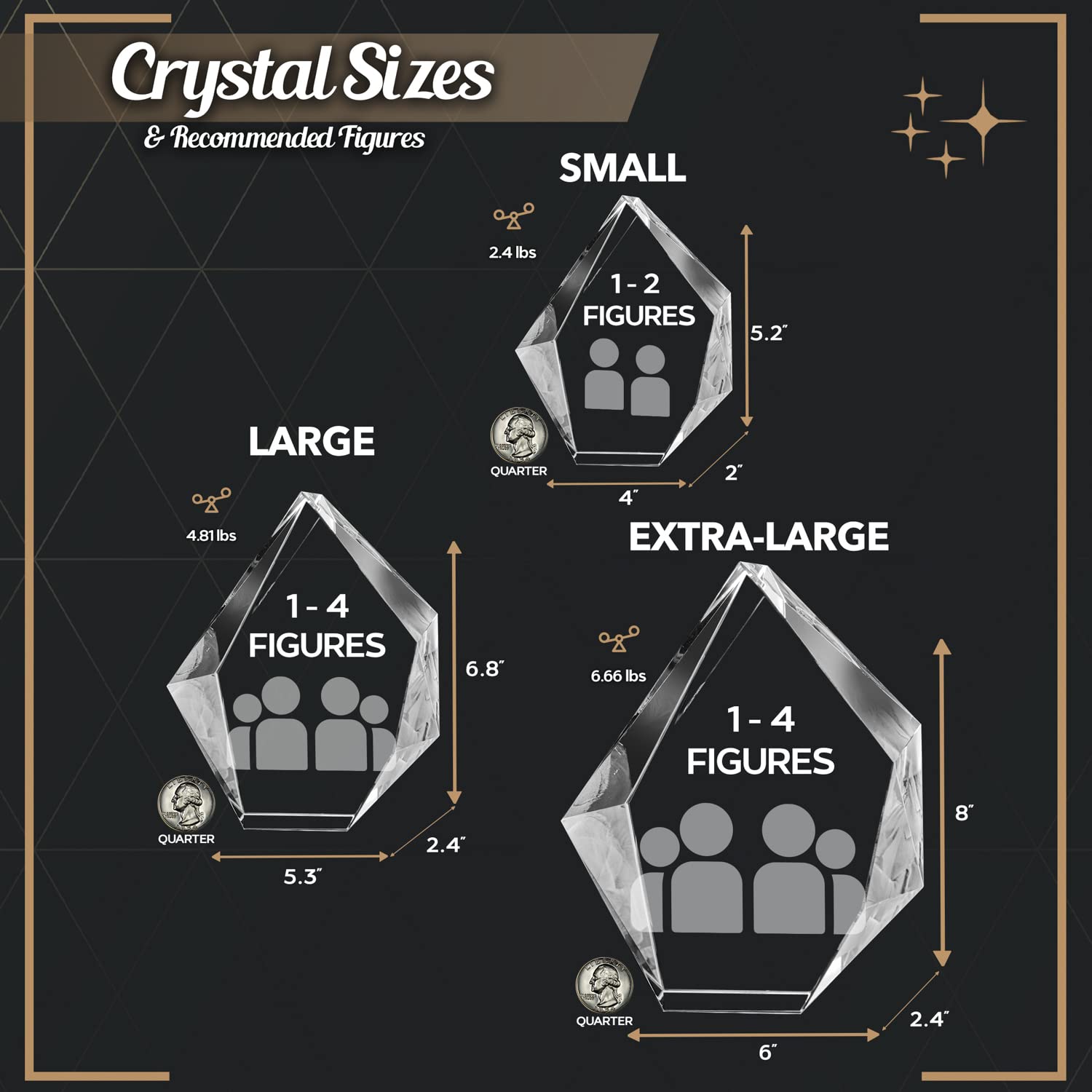 CAPTUR3D Personalized 3D Crystal Photo Gift - Custom Laser Etched Crystal with Your Photo - Perfect Mother's Day, Birthday & Anniversary Present for Mom, Wife & Women - Memorial Keepsake for Special Occasions - Home Decor & Office Display