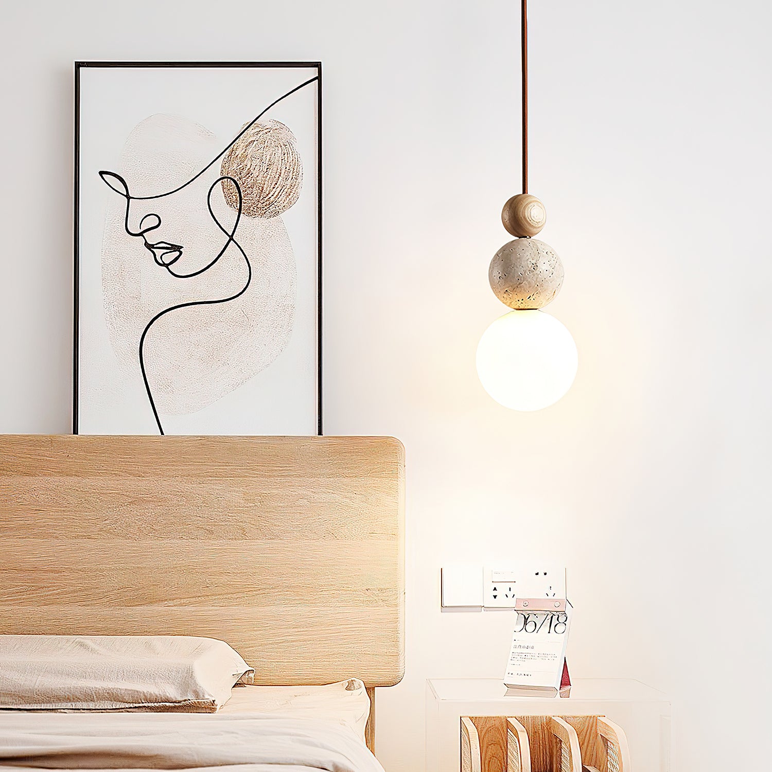 Elara Duo Pendant Lamp - Modern Hanging Light Fixture for Kitchen Island, Dining Room & Bedroom - Adjustable Height LED Chandelier for Home Decor